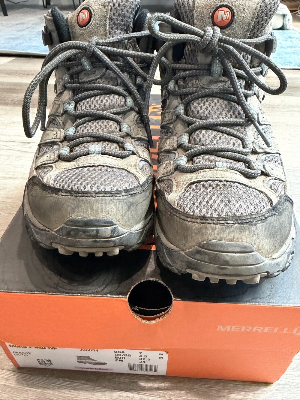 Merrell Moab 2 Mid Waterproof Women's Hiking Boots - Picture 3 of 6